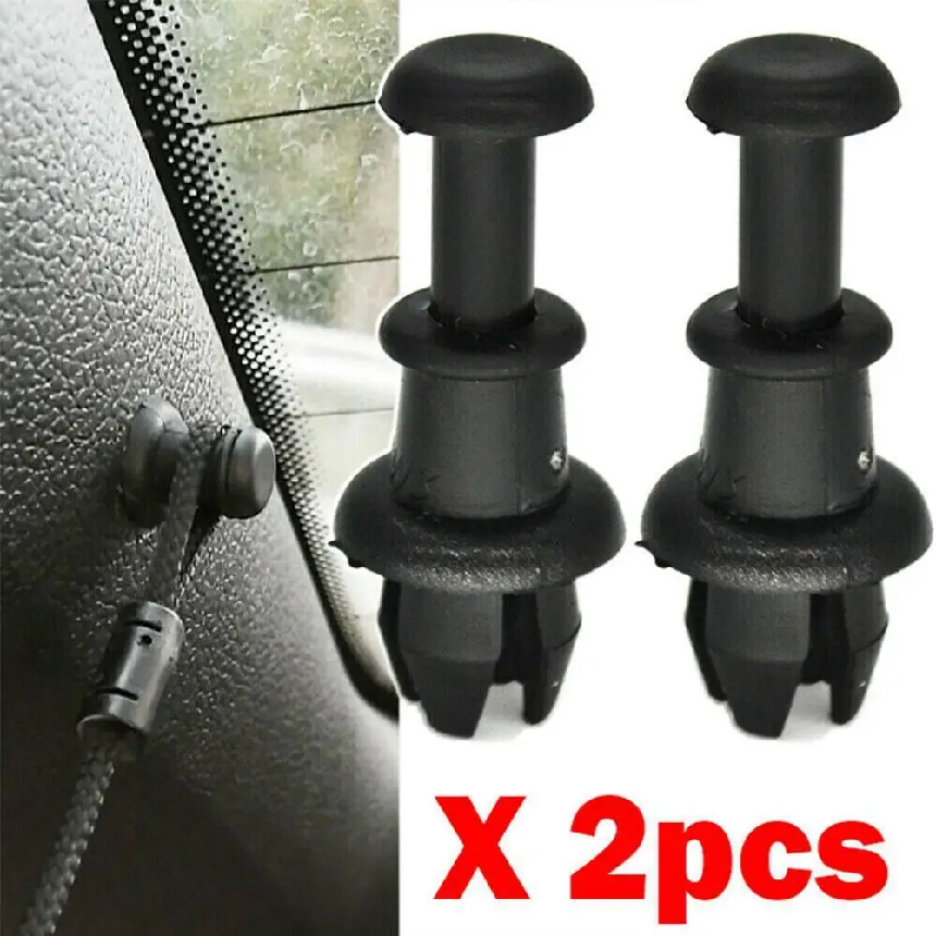 Golf Equipment Holder - 2pc Car Trunk Lanyard Fixing Clip