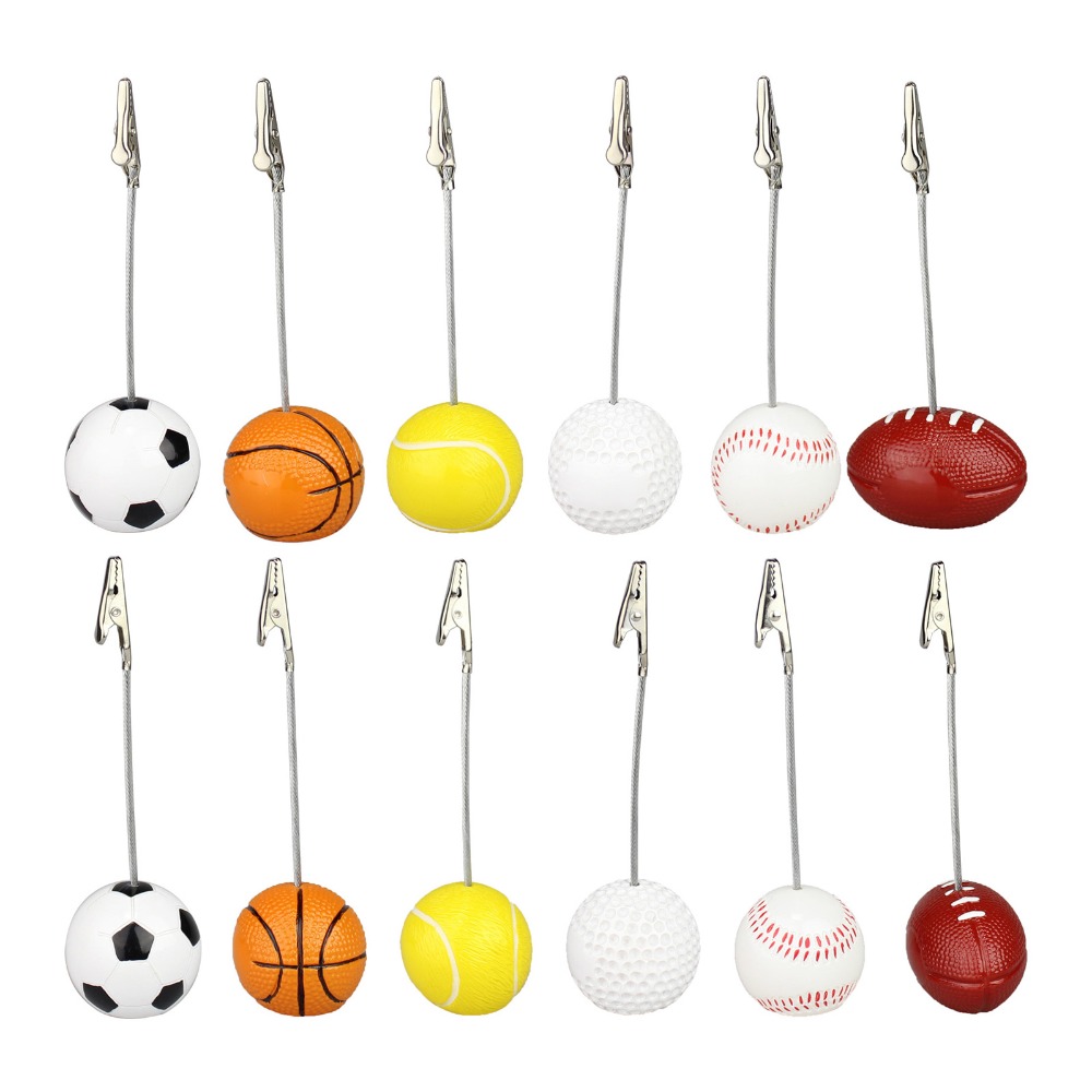 Golf Equipment Holder - Game Ball Base Photo Clip Memo