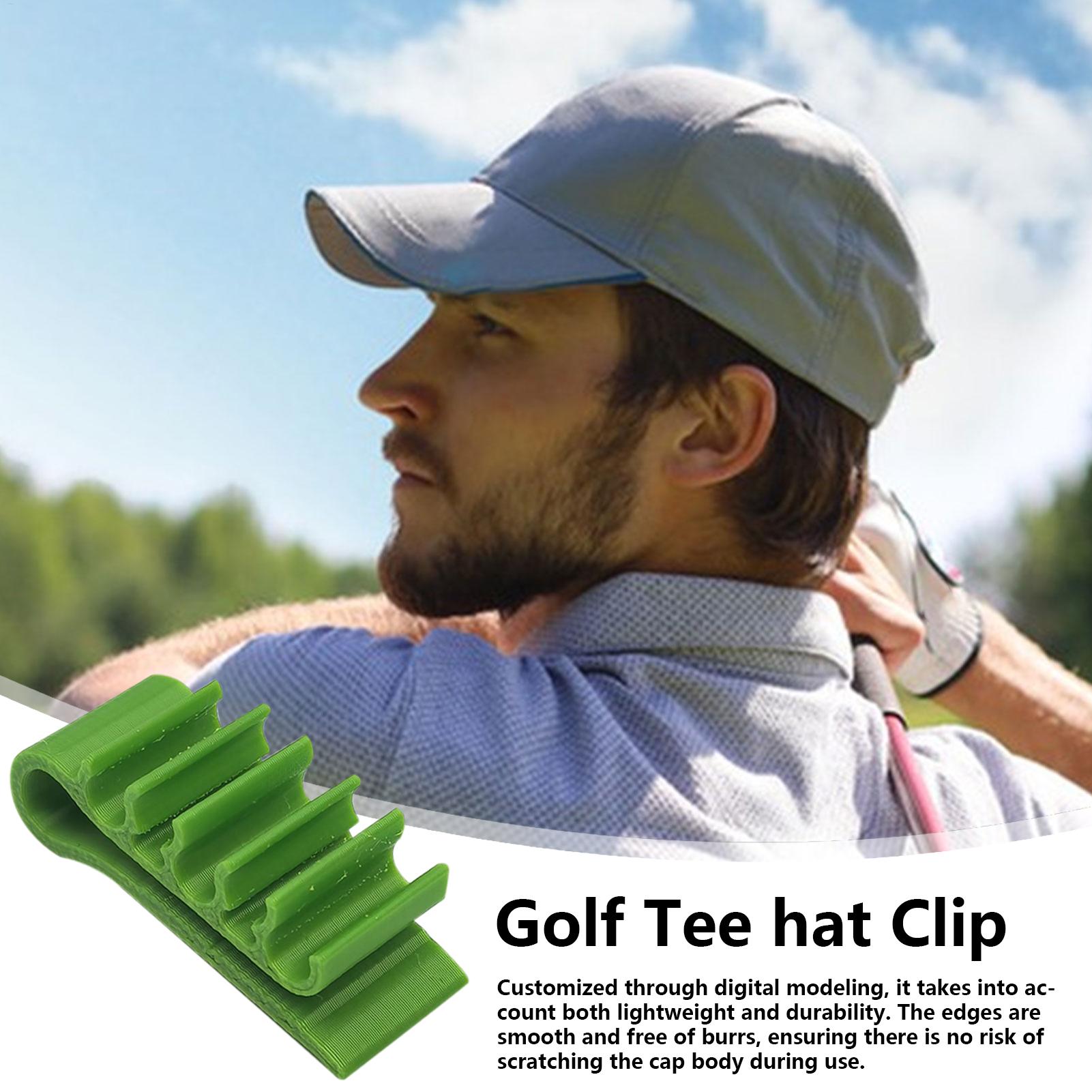 3D Printed Golf Tee Hat Brim C - Golf Equipment Holder 评论和价格