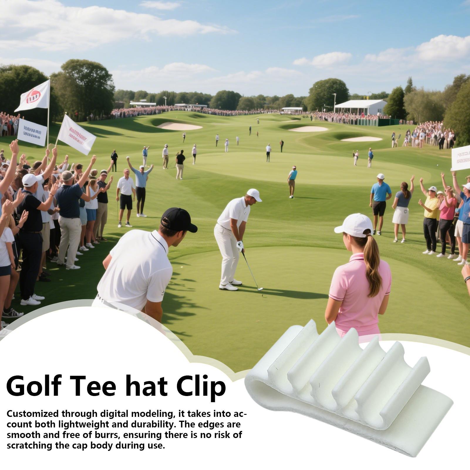 3D Printed Golf Tee Hat Brim C - Golf Equipment Holder 评论和价格