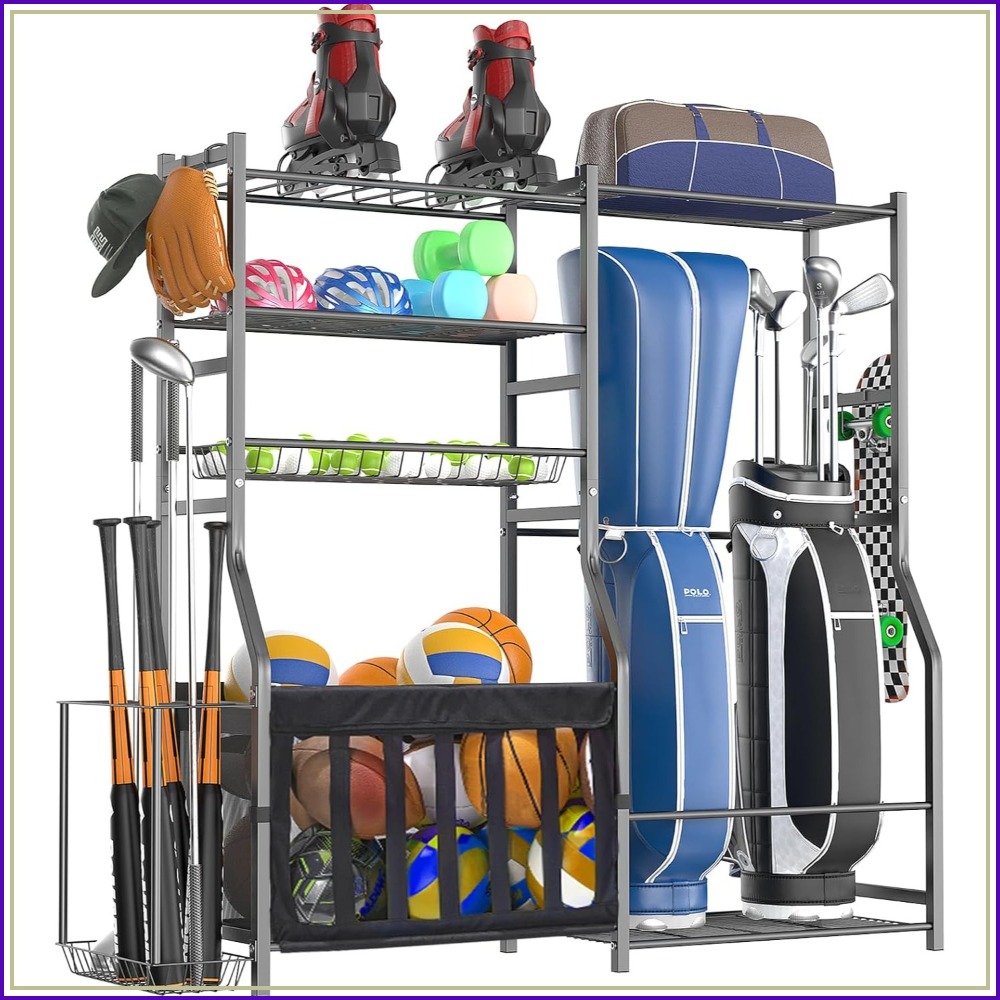 Heavy Duty Garage Sports Equip - Golf Equipment Holder 评论和价格