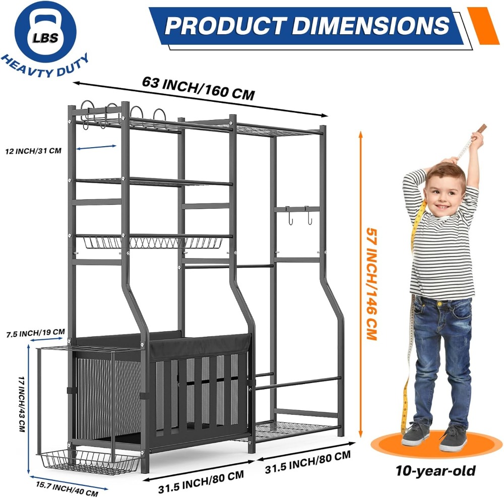 Heavy Duty Garage Sports Equip - Golf Equipment Holder 评论和价格