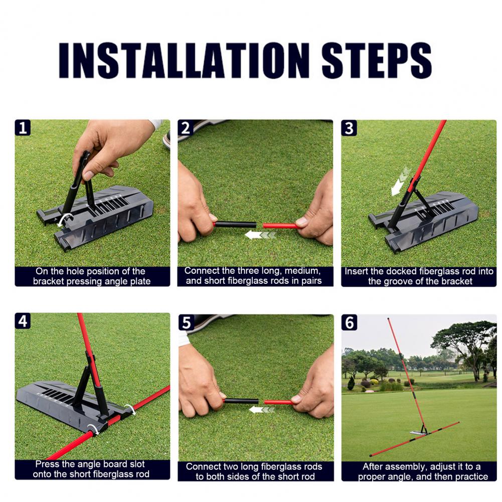 Golf Swing Plane Trainer Golf  - Golf Equipment Holder 评论和价格