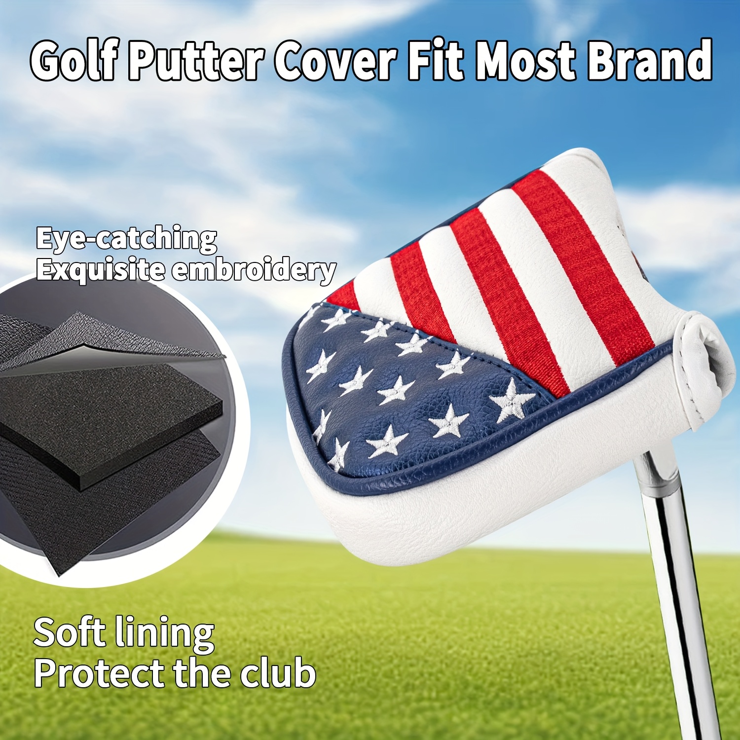Club Head Cover, Golf Putter C - Golf Equipment Nearby 评论和价格